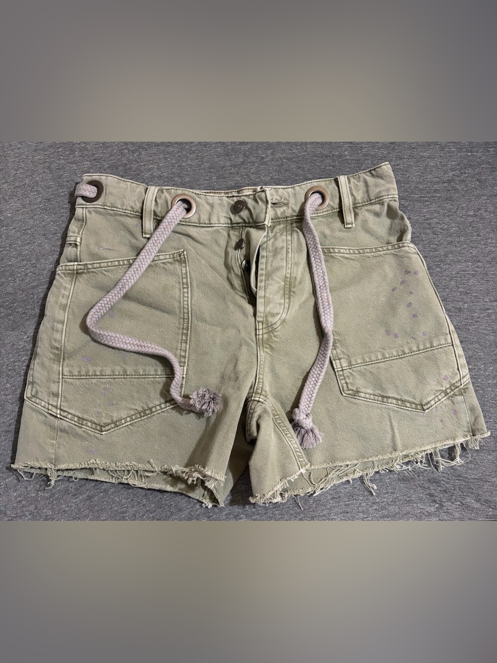 NWOT We The Free Moxie Barrel Shorts in Fern